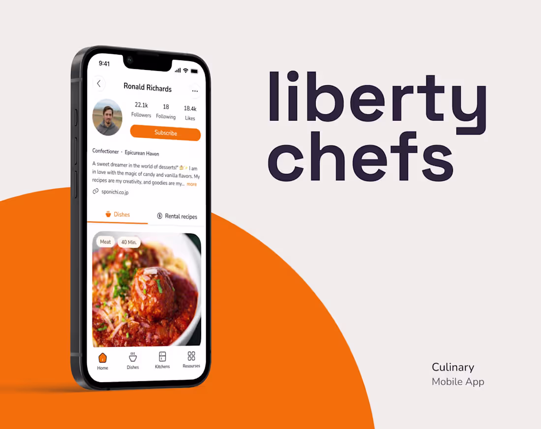 Cover image for Food & Social Mobile App UI/UX Design