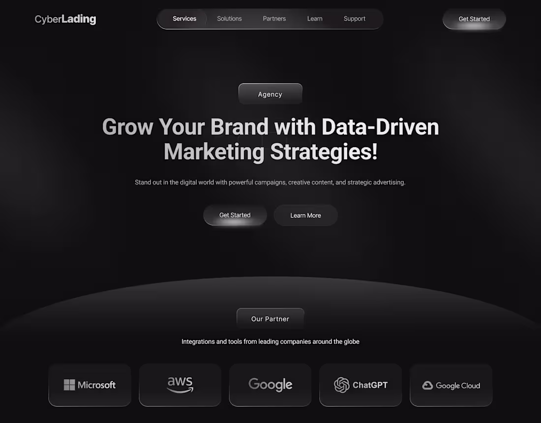 Cover image for Agency website design