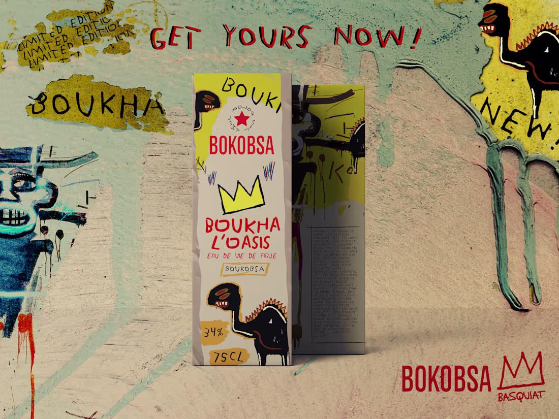 Cover image for BOUKHA BOUKOBSA - BASQUIAT EDITION. :: Behance