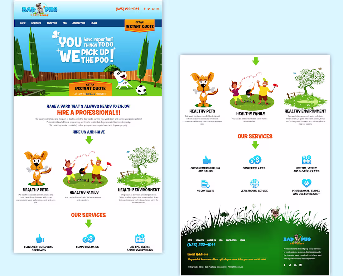 Cover image for This website was designed for