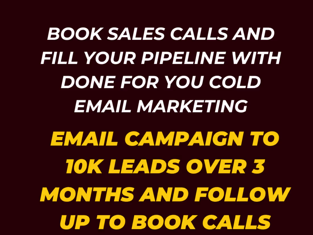 Cover image for Cold Email Marketing Campaign to Your Ideal Customer Profiles