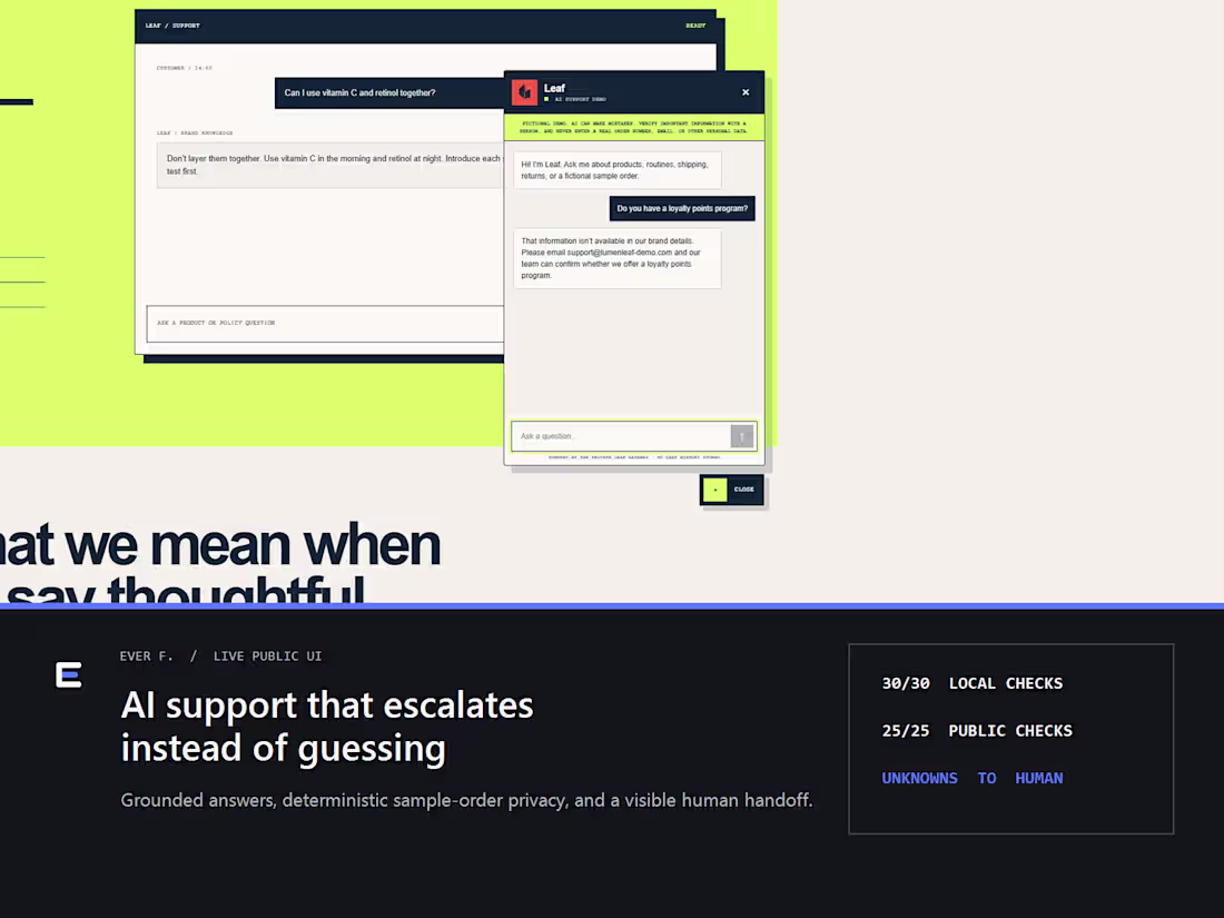 Cover image for AI Support That Escalates Instead of Guessing