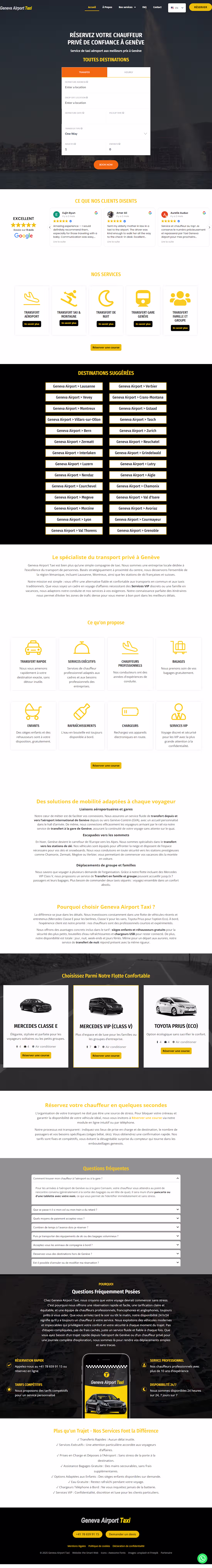 Cover image for Geneva Airport Taxi — Switzerland
Professional