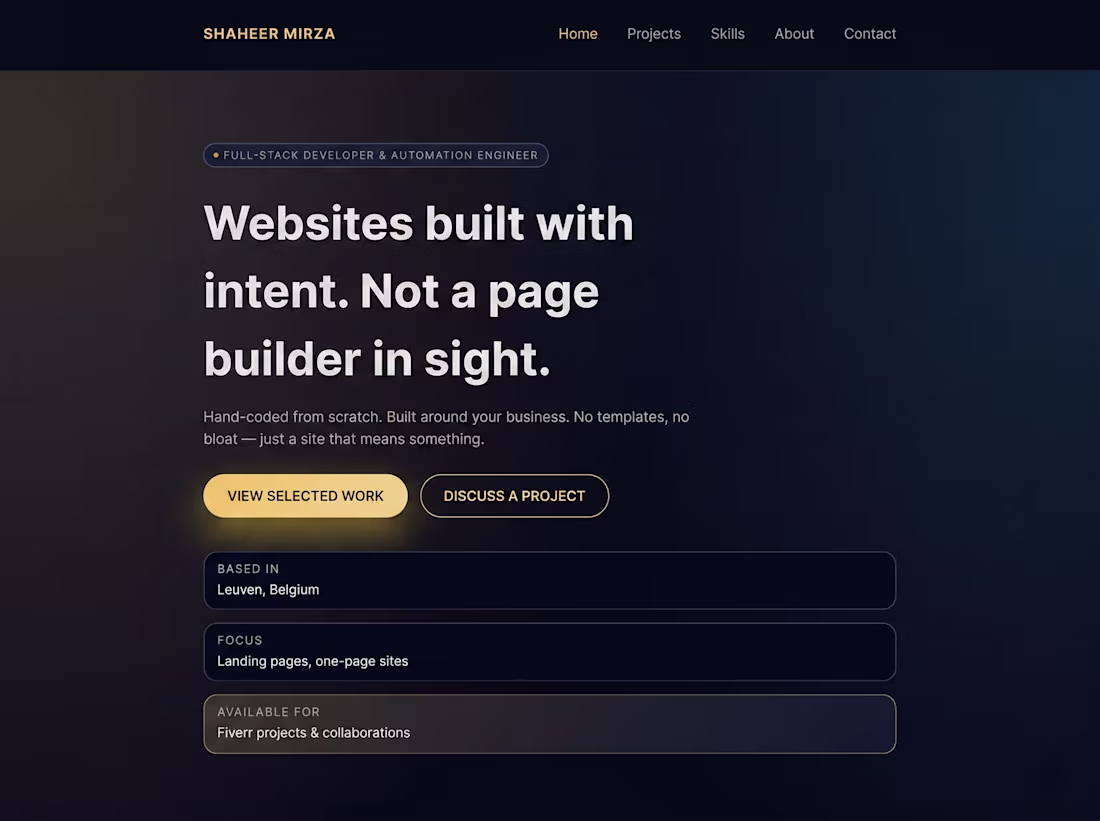 Cover image for Personal Developer Portfolio