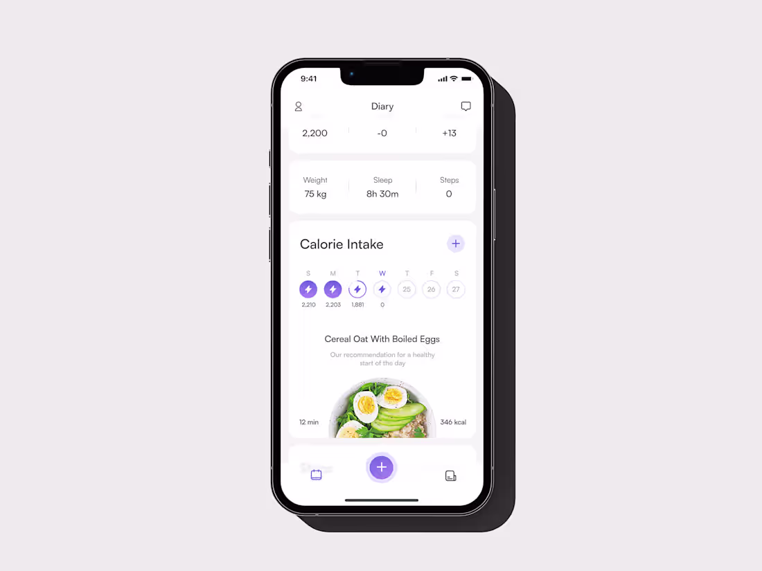 Cover image for WeightQuest Health and Wellness App Design