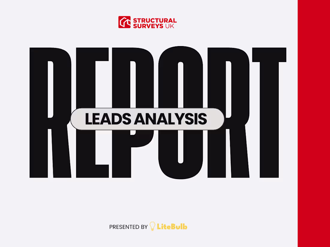 Cover image for SSUK - Lead Gen Report