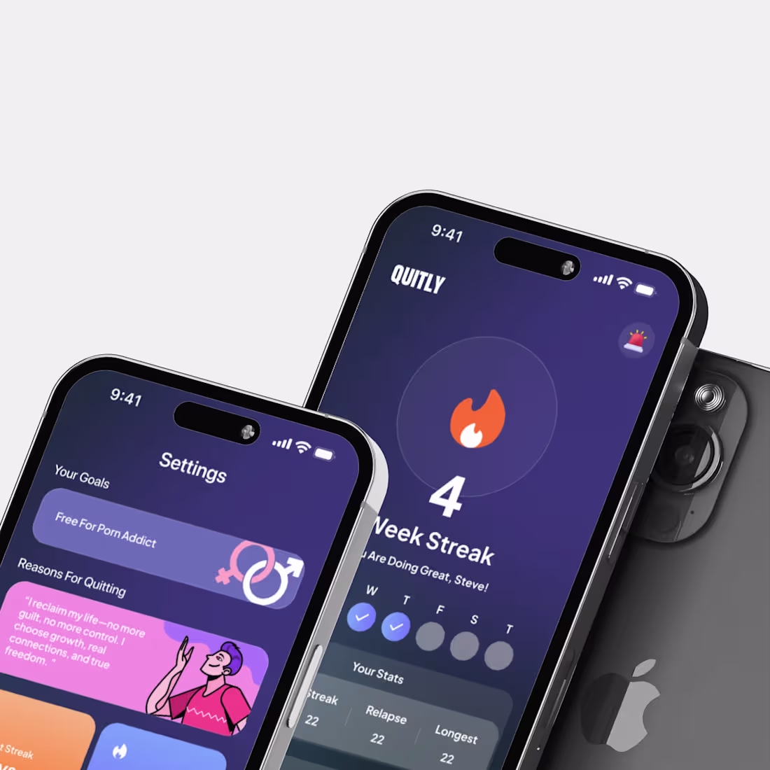 Cover image for Quitly – App to Overcome Addictions & Build Healthy Habits