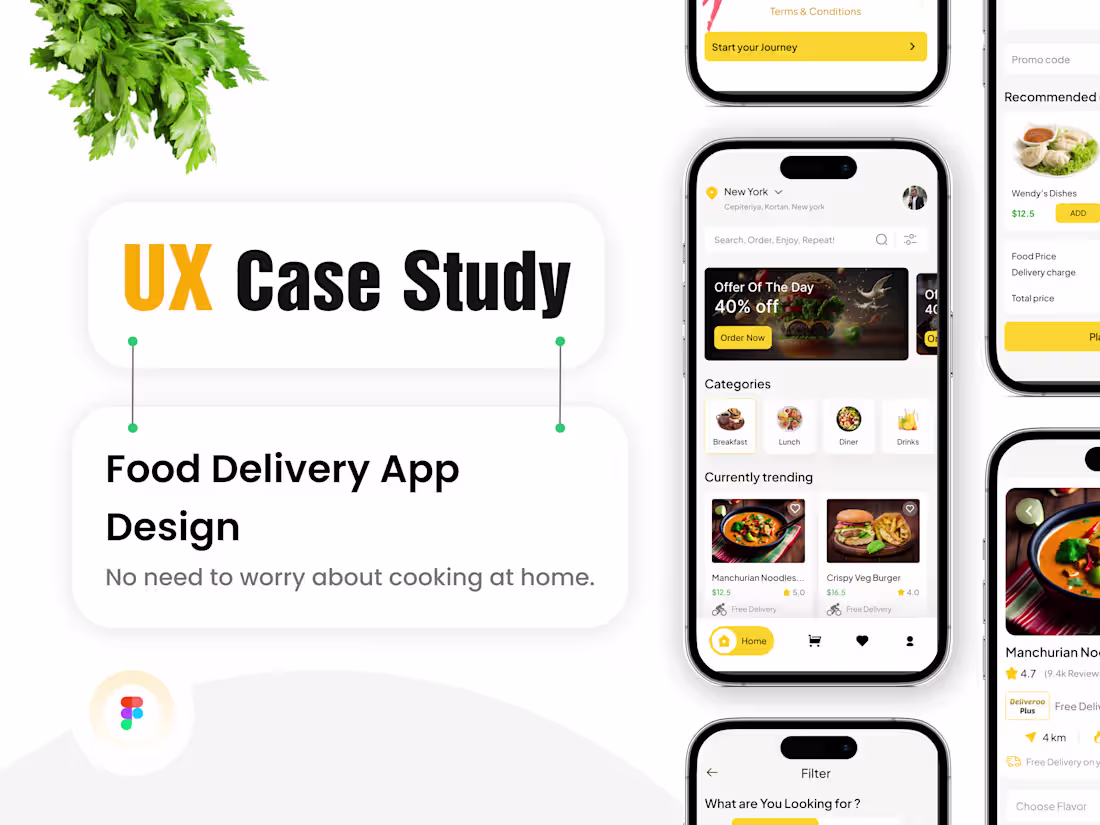 Cover image for Food Delivery App UI/UX :: Behance