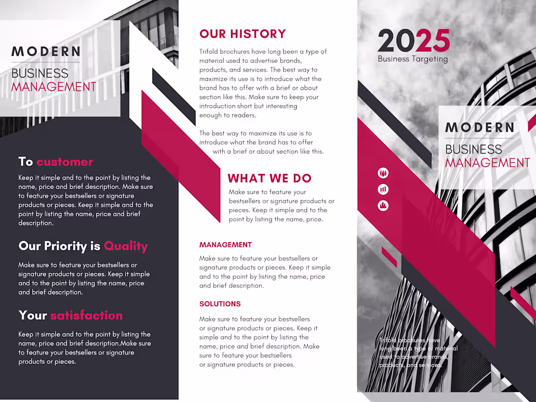 Cover image for Custom Brochure Design: Corporate Theme