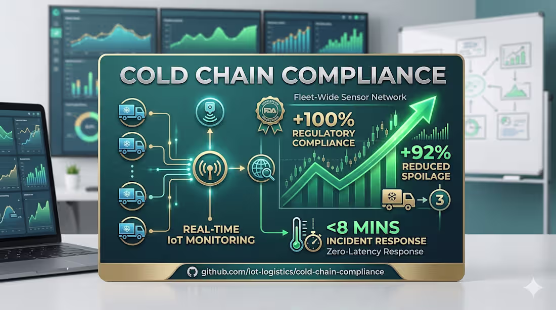 Cover image for Deployed real-time IoT temperature monitoring