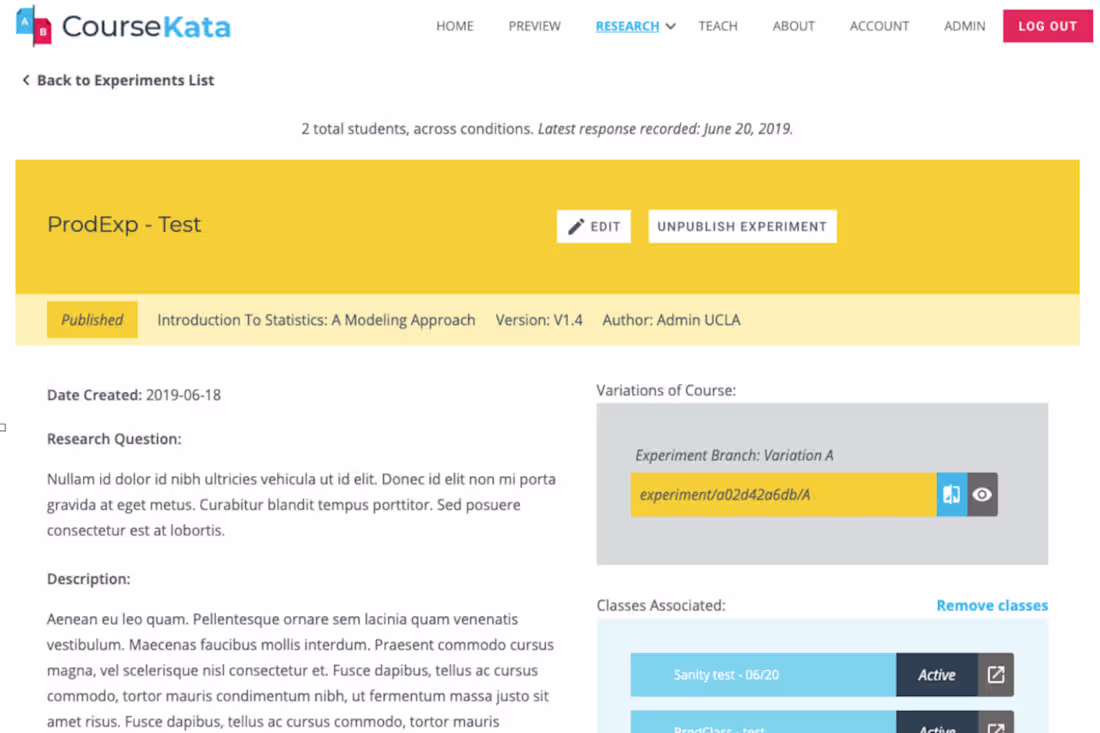 Cover image for CourseKata - UCLA