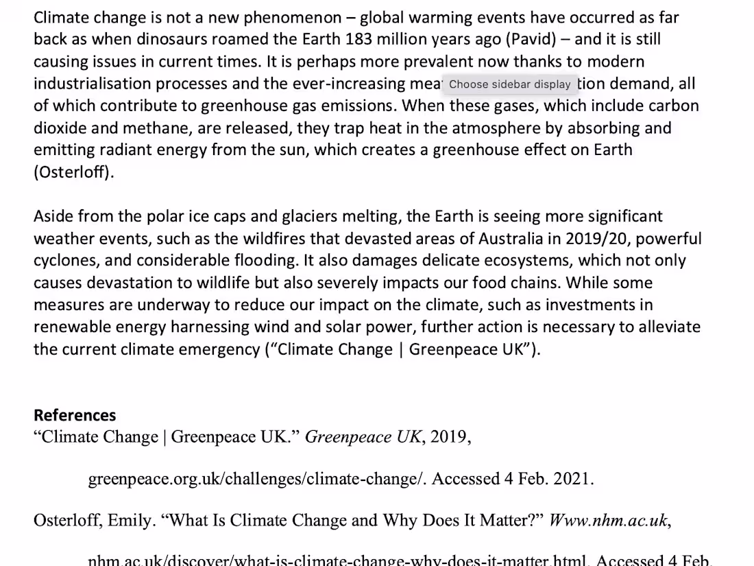 Cover image for Short-form article on Climate Change