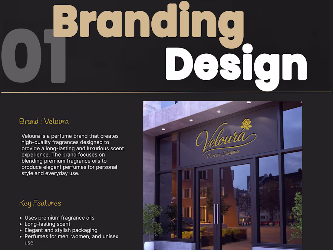 Cover image for Portfolio Branding Design For Veloura