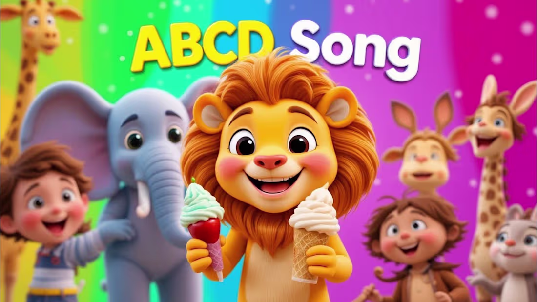Cover image for "ABCD Rhymes for Kids | Fun Alphabet Song for Learning Letters. usa rhymes 2025 #kids