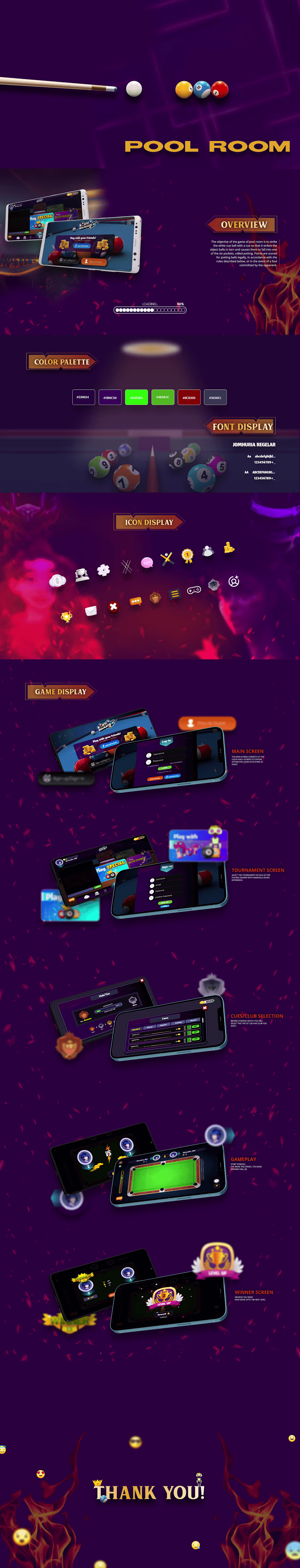 Cover image for POOL ROOM GAME PORTFOLIO DESIGN