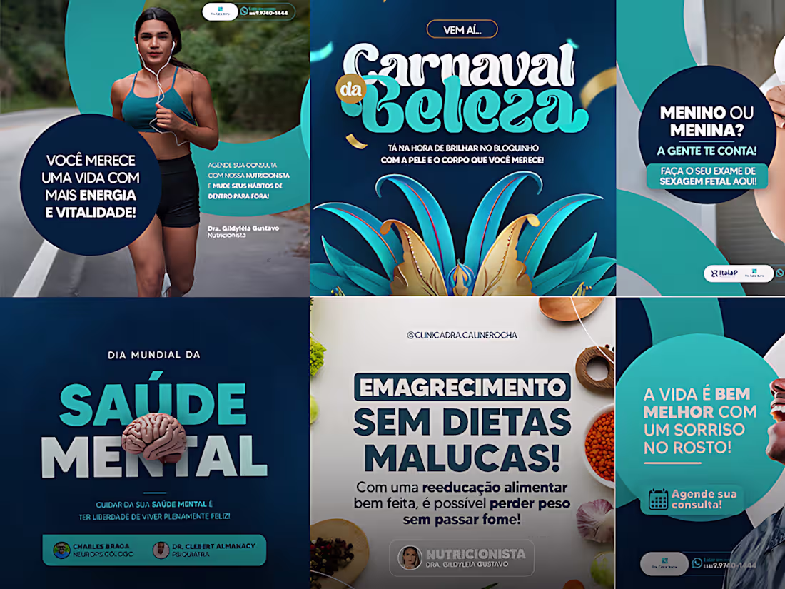 Cover image for Social Media Content for Medical Clinic