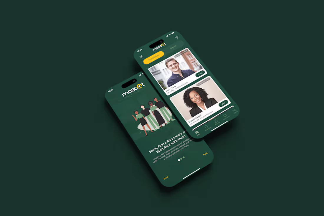 Cover image for Mascot Roommate Finder | UI/UX Design Case Study