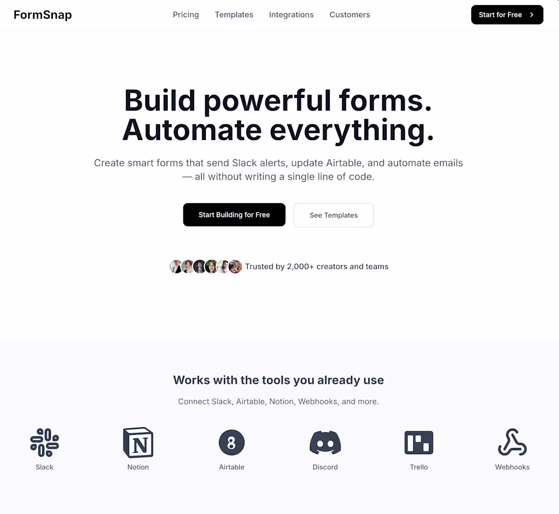 Cover image for FormSnap