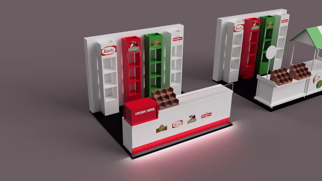 Cover image for 3D event booth visualization project