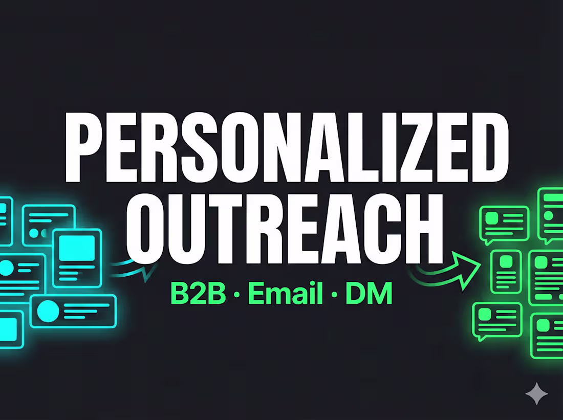 Cover image for Personalized B2B Outreach Automation System
