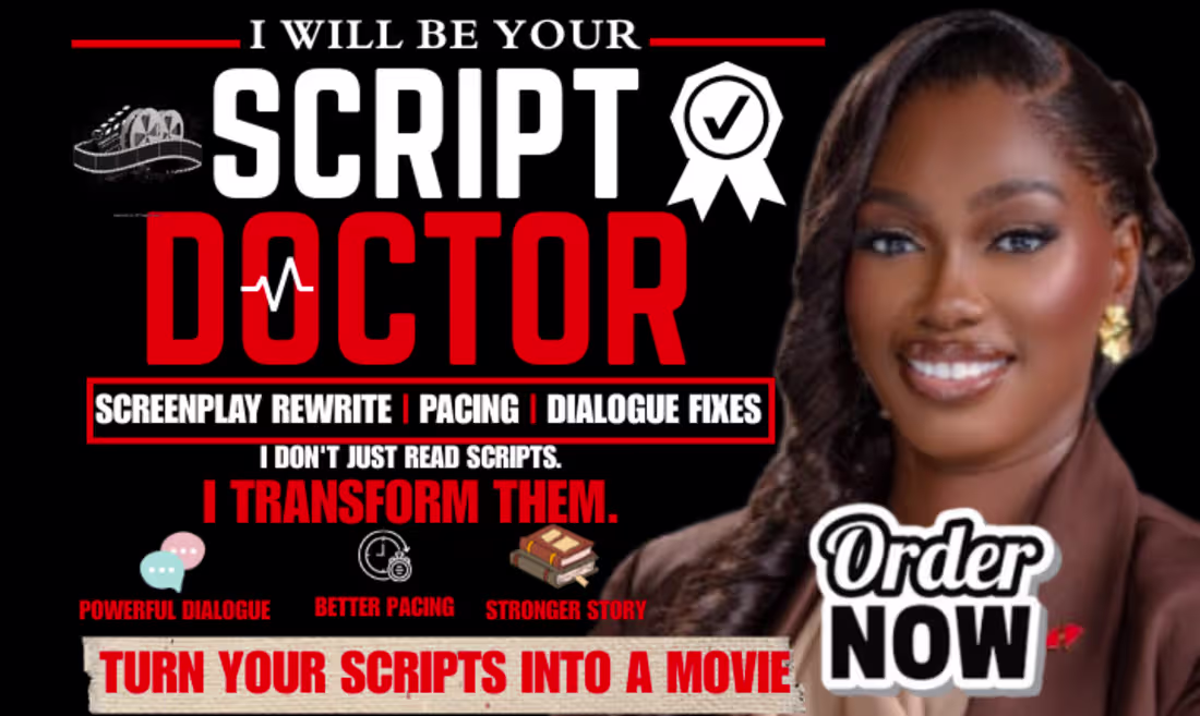 Cover image for Expert Screenplay Writing Services for Your Next Project