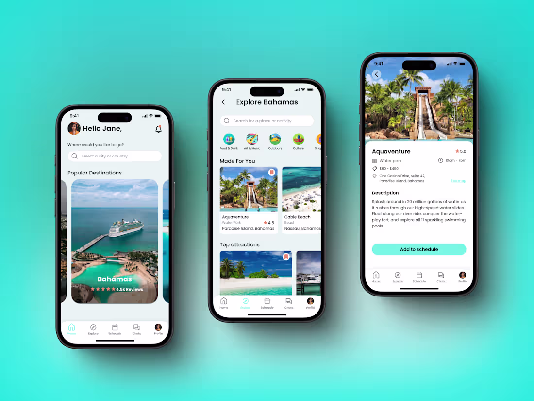Cover image for Travel Mingle Mobile App Design