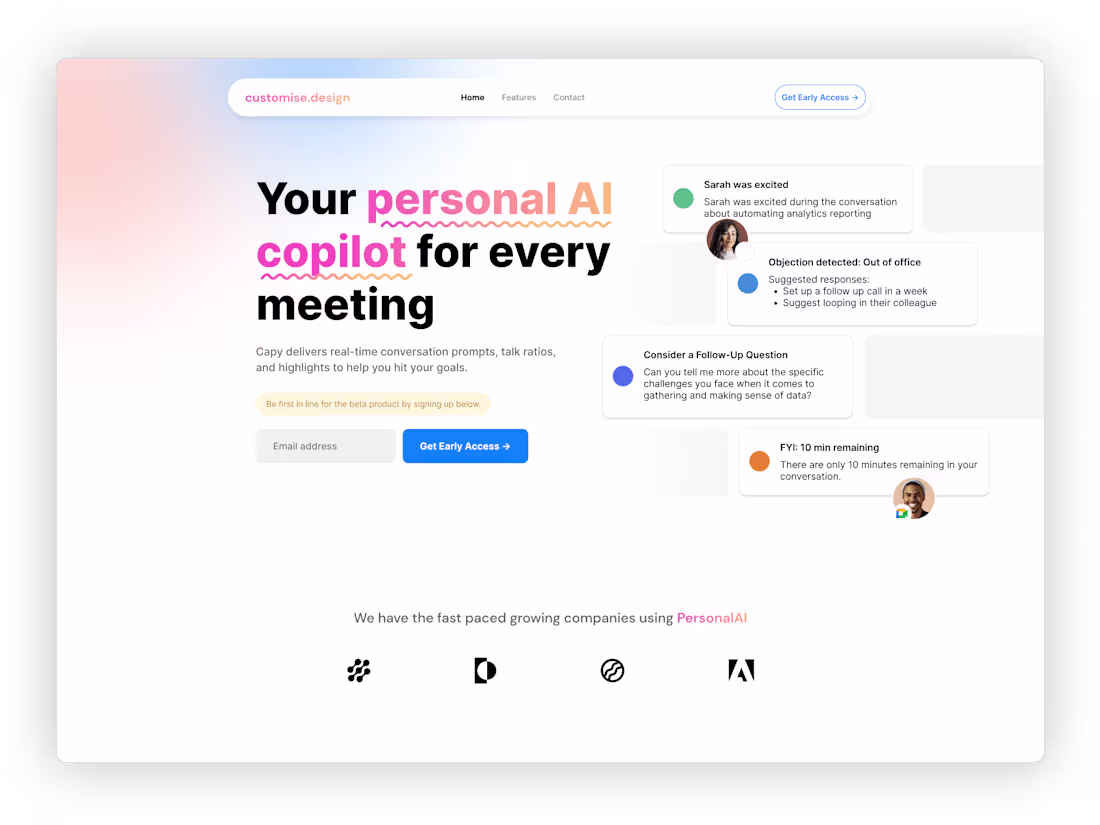 Cover image for Framer Landing Page (Design & Development) ✨✨