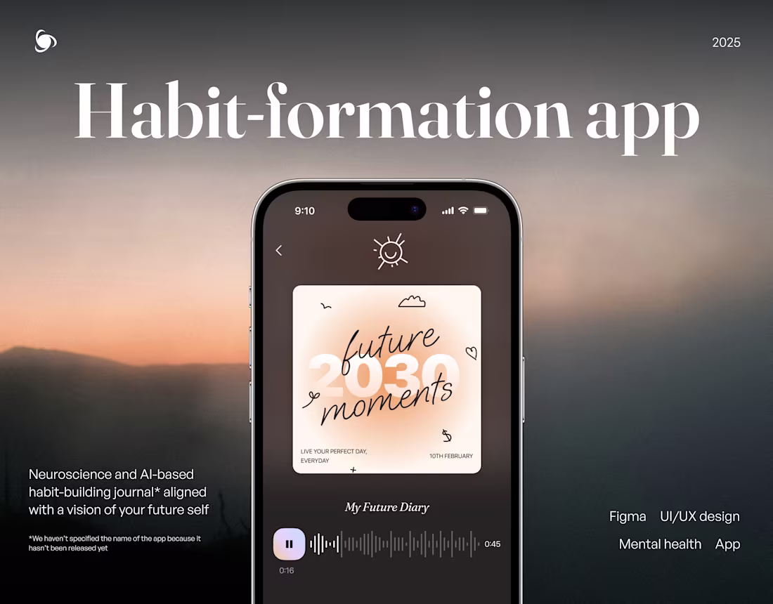 Cover image for Habit-Formation App Design | UI/UX by Ronas IT