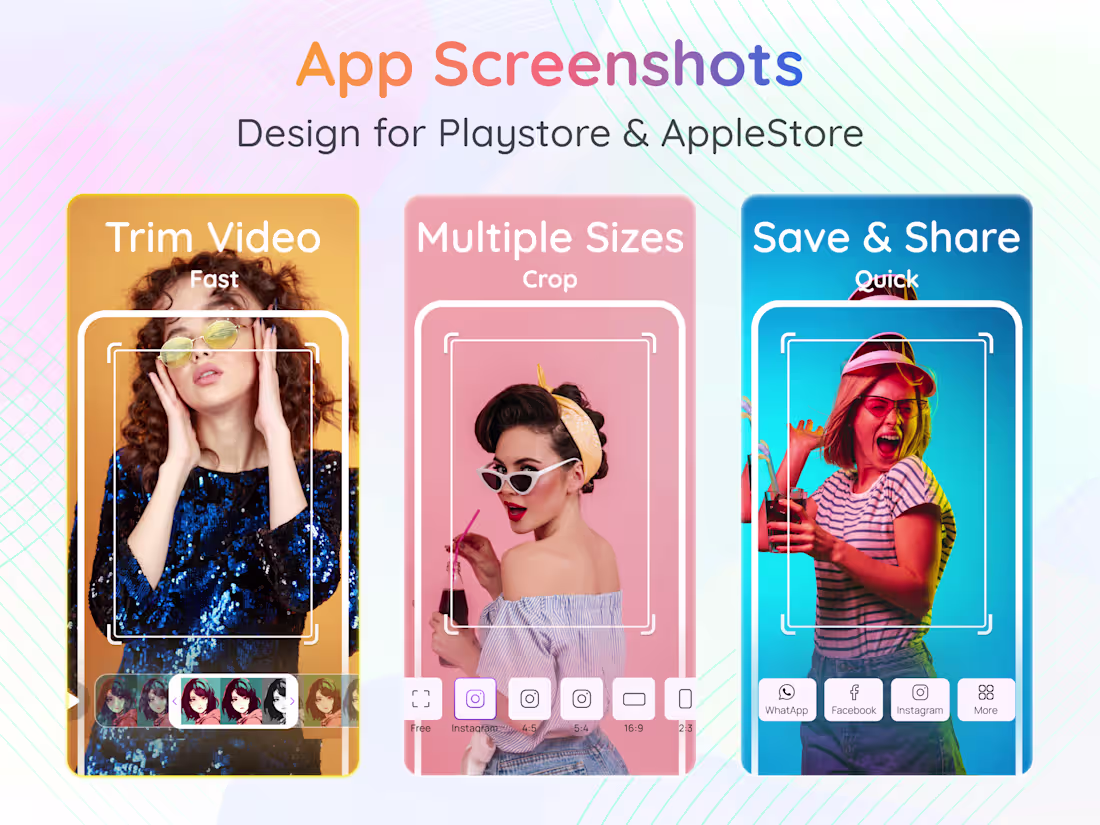 Cover image for Photo Editor App – Screenshots