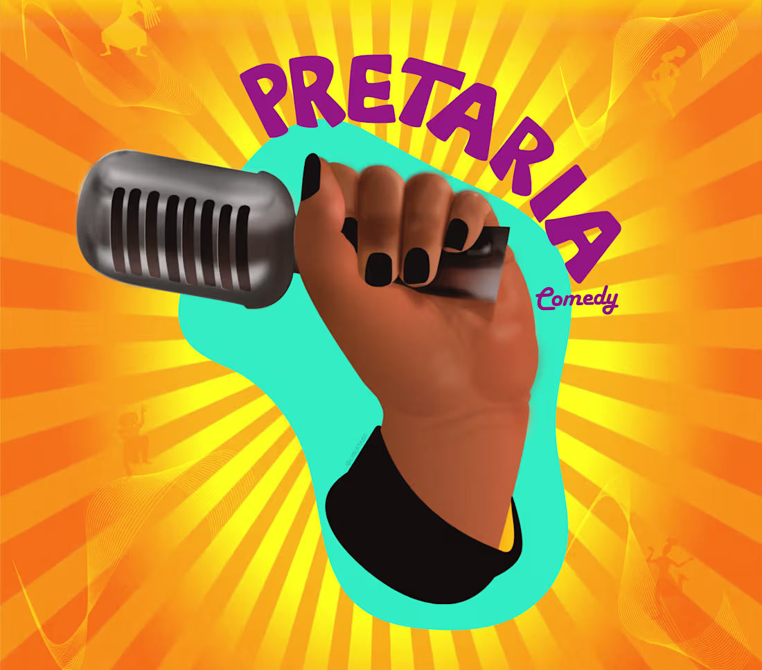 Cover image for Pretaria comedy | Identidade Visual