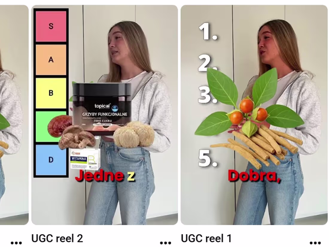 Cover image for UGC Supplement Ranking Reel
