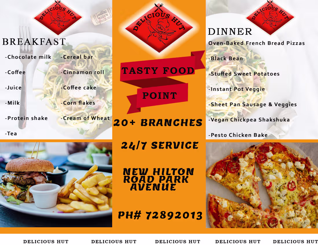 Cover image for A design of flyer, instruction