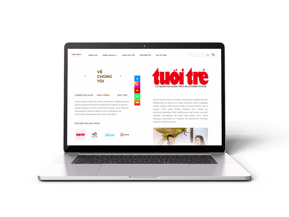 Cover image for Web designed by Thai Nguyen Huy