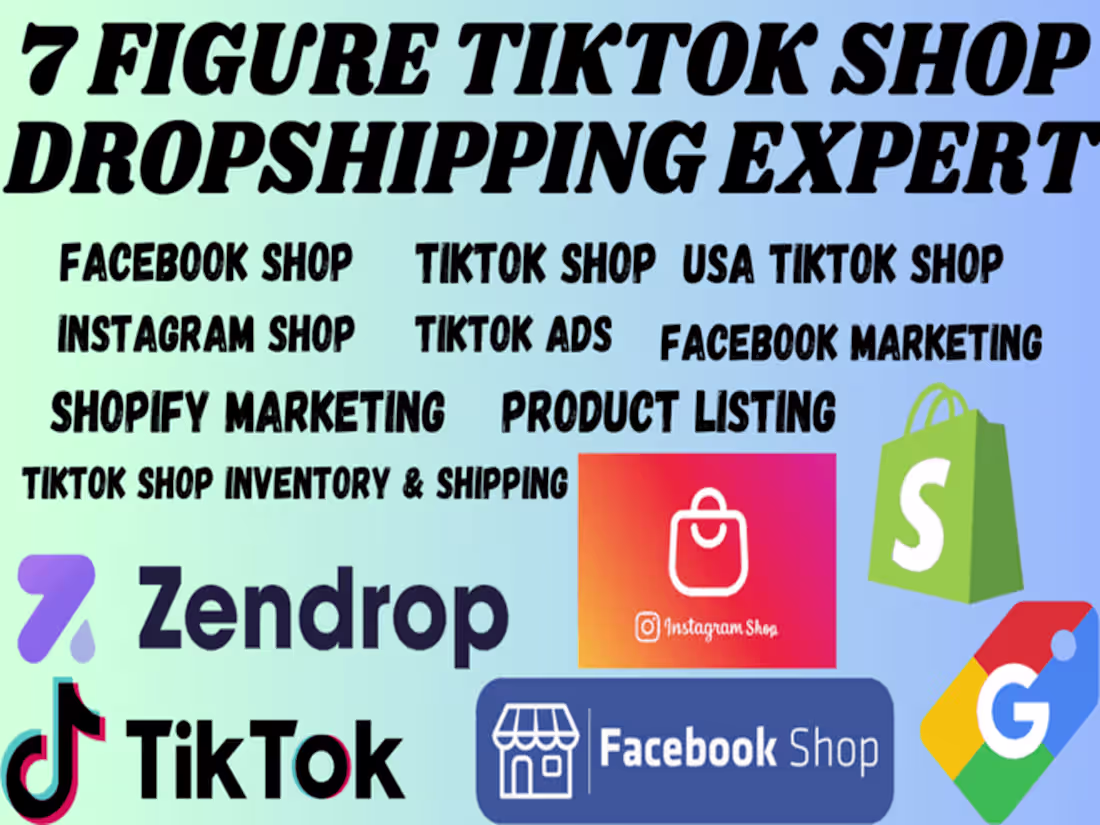 Cover image for setup usa tiktok shop integrate zendrop to tiktok shop for usa