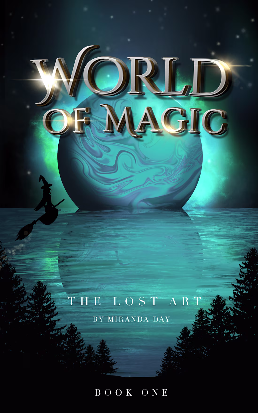 Cover image for Illustrated Book Cover Design for a Fantasy Novel