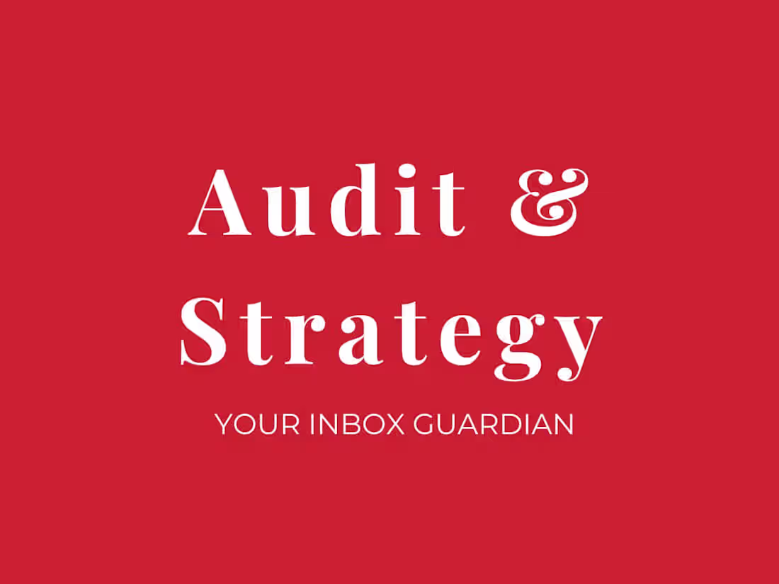 Cover image for Email Audit & Strategy Session