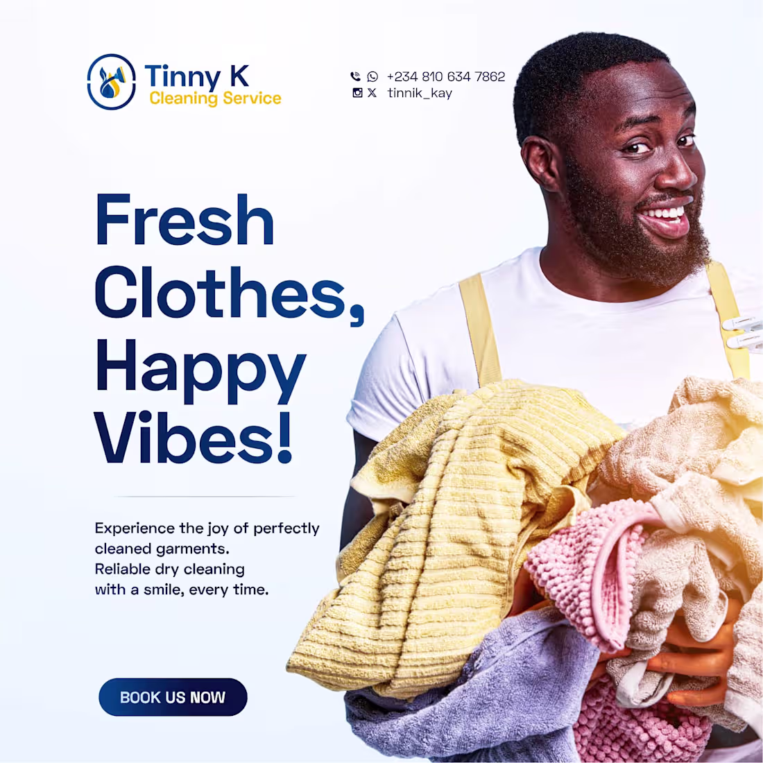 Cover image for Social Media Graphic for a Dry Cleaning Brand