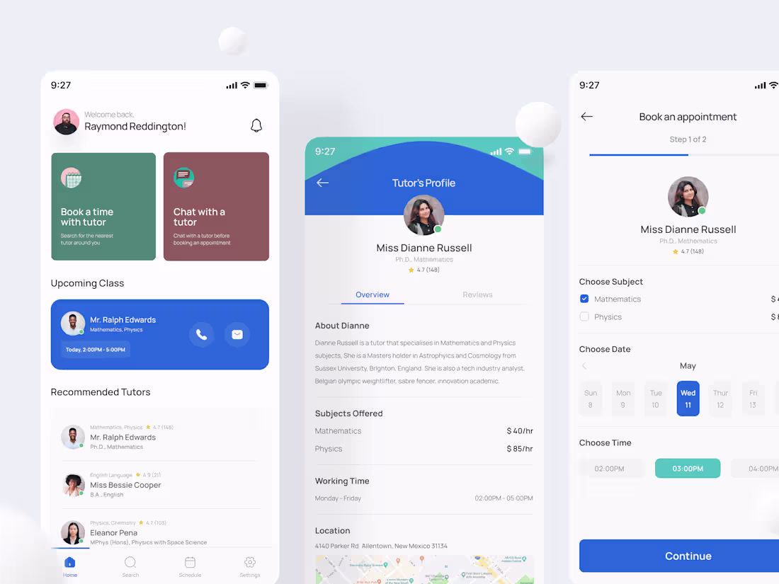 Cover image for Tutor Finder App