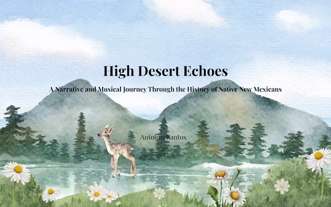 Cover image for “High Desert Echoes” is a