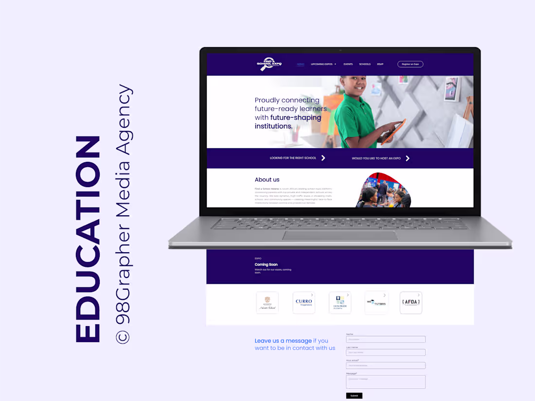 Cover image for Find a school Exposition website