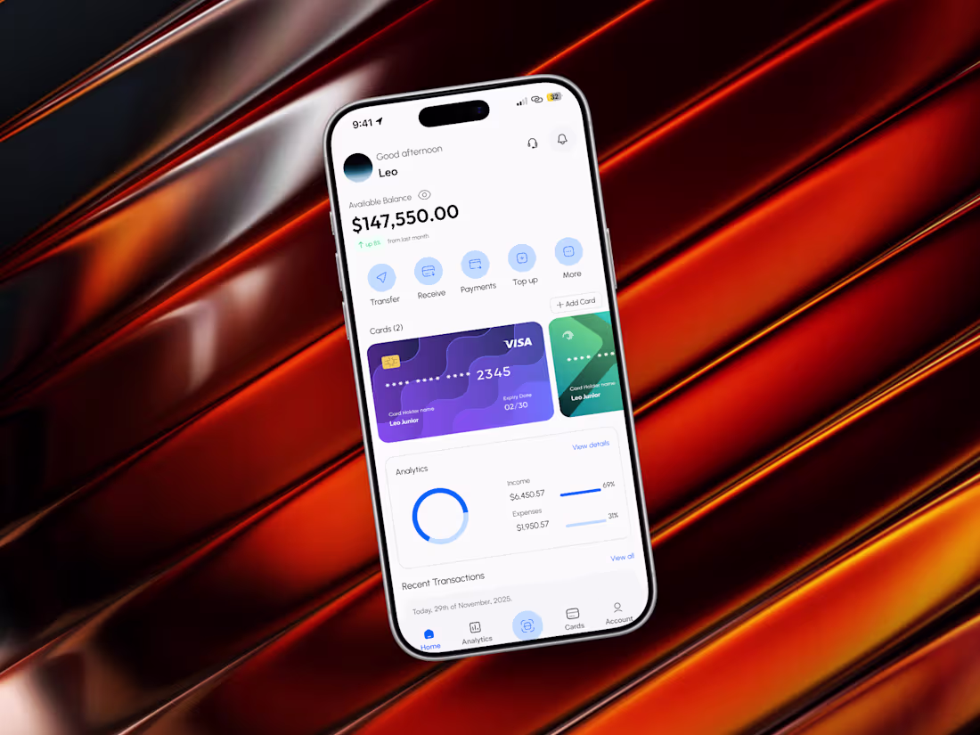Cover image for Flowbank — Fintech Product Design