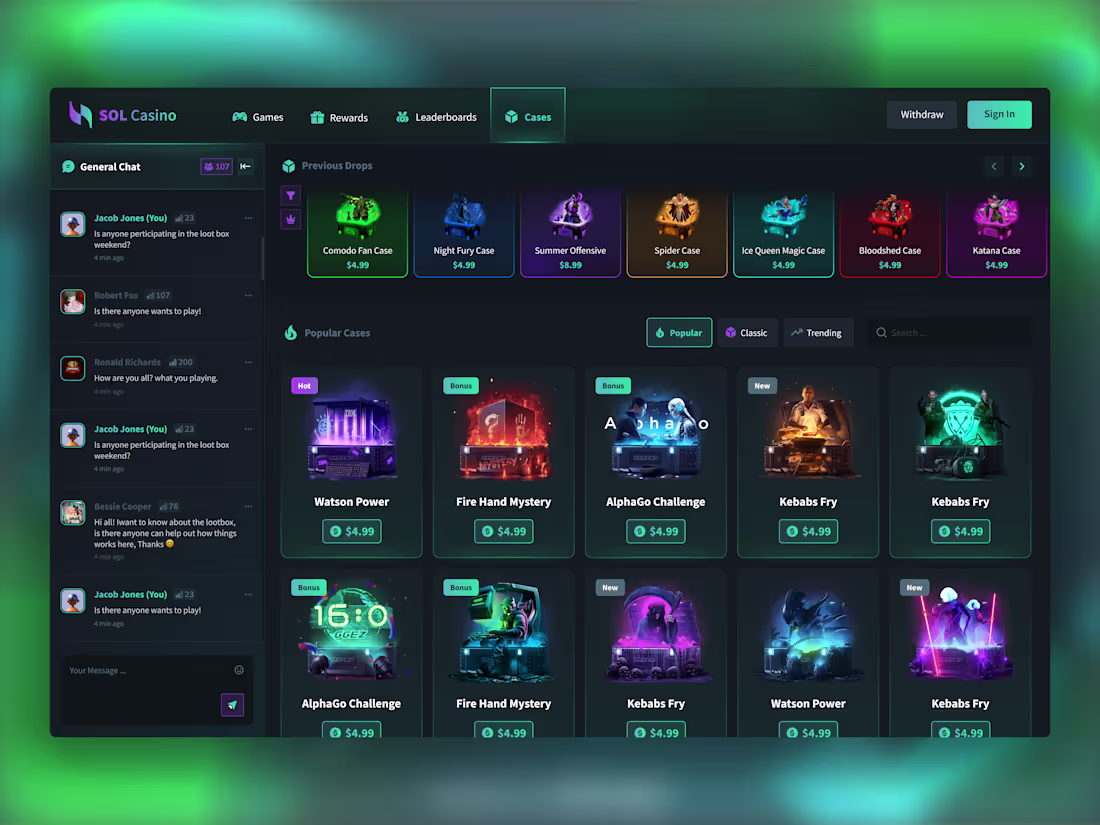 Cover image for Crypto Casino & Mystery Box