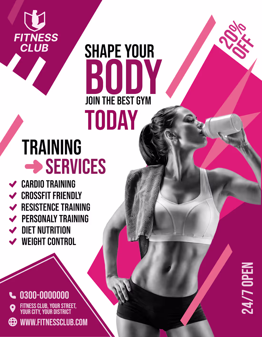 Cover image for Designed a modern fitness club