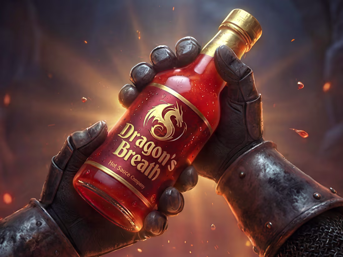 Cover image for AI fantasy commercial with dragon