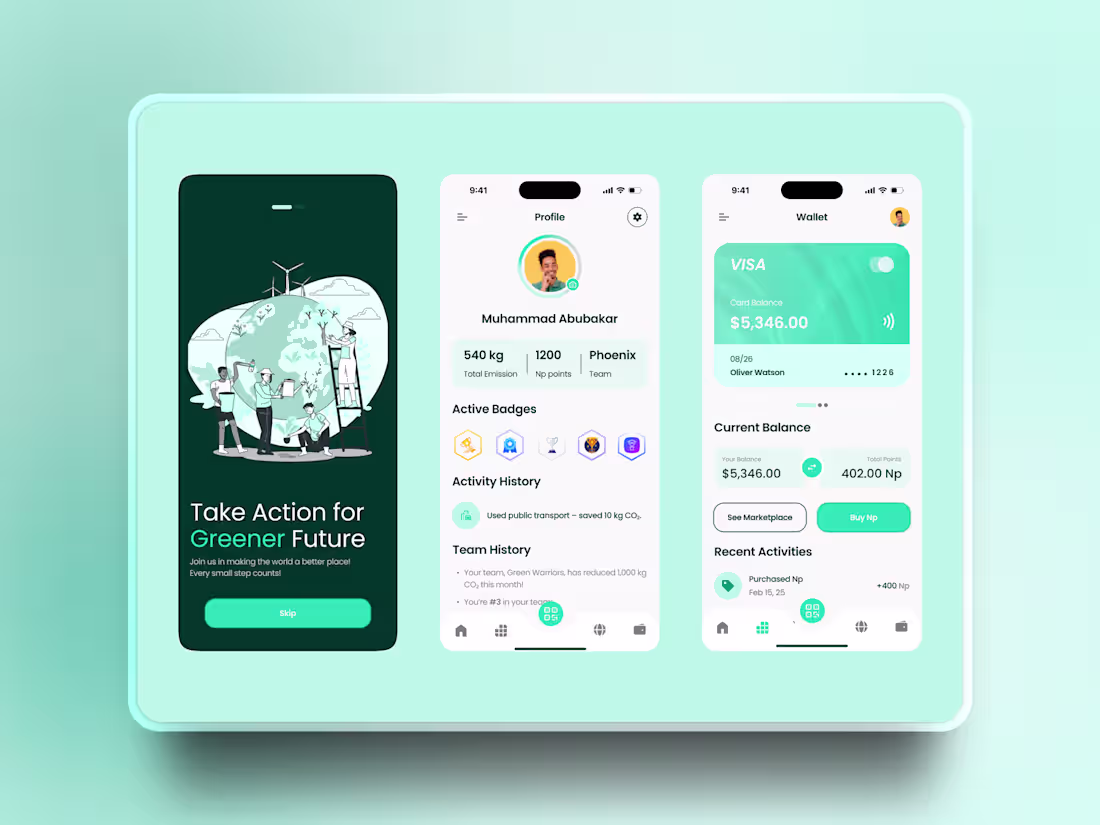 Cover image for EcoTrack Mobile App Development