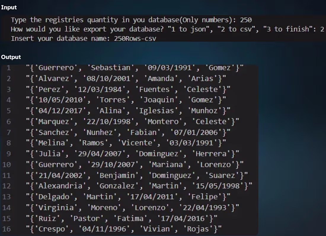 Cover image for Automated Synthetic Dataset Generator —