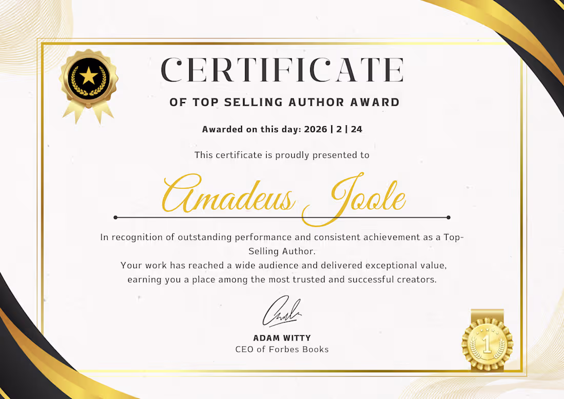 Cover image for This award means a lot