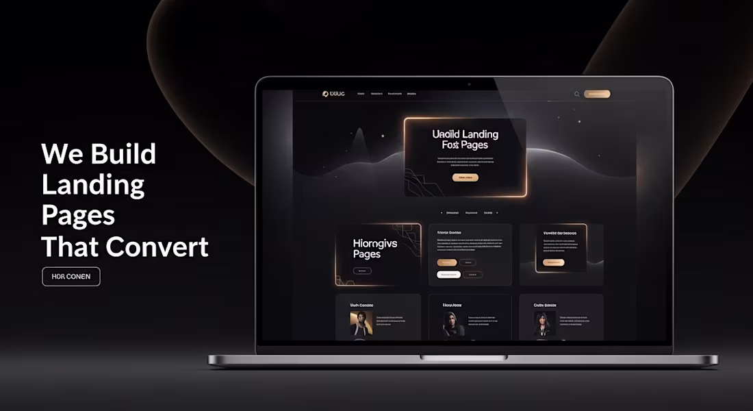 Cover image for High-Converting Landing Page Design for Leads & Sales