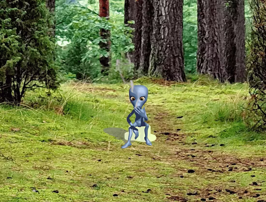 Cover image for Blu Alien_3Ds Max