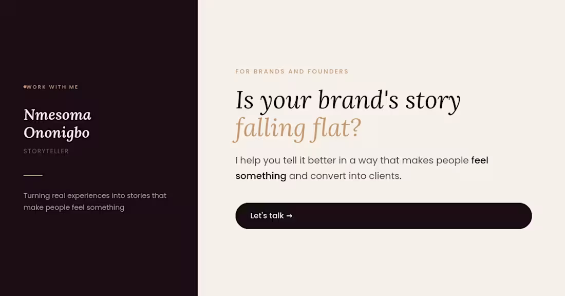 Cover image for Brand Storytelling & LinkedIn Content Writing